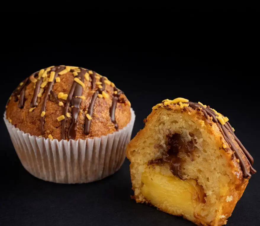 Мафін бананово-шоколадний